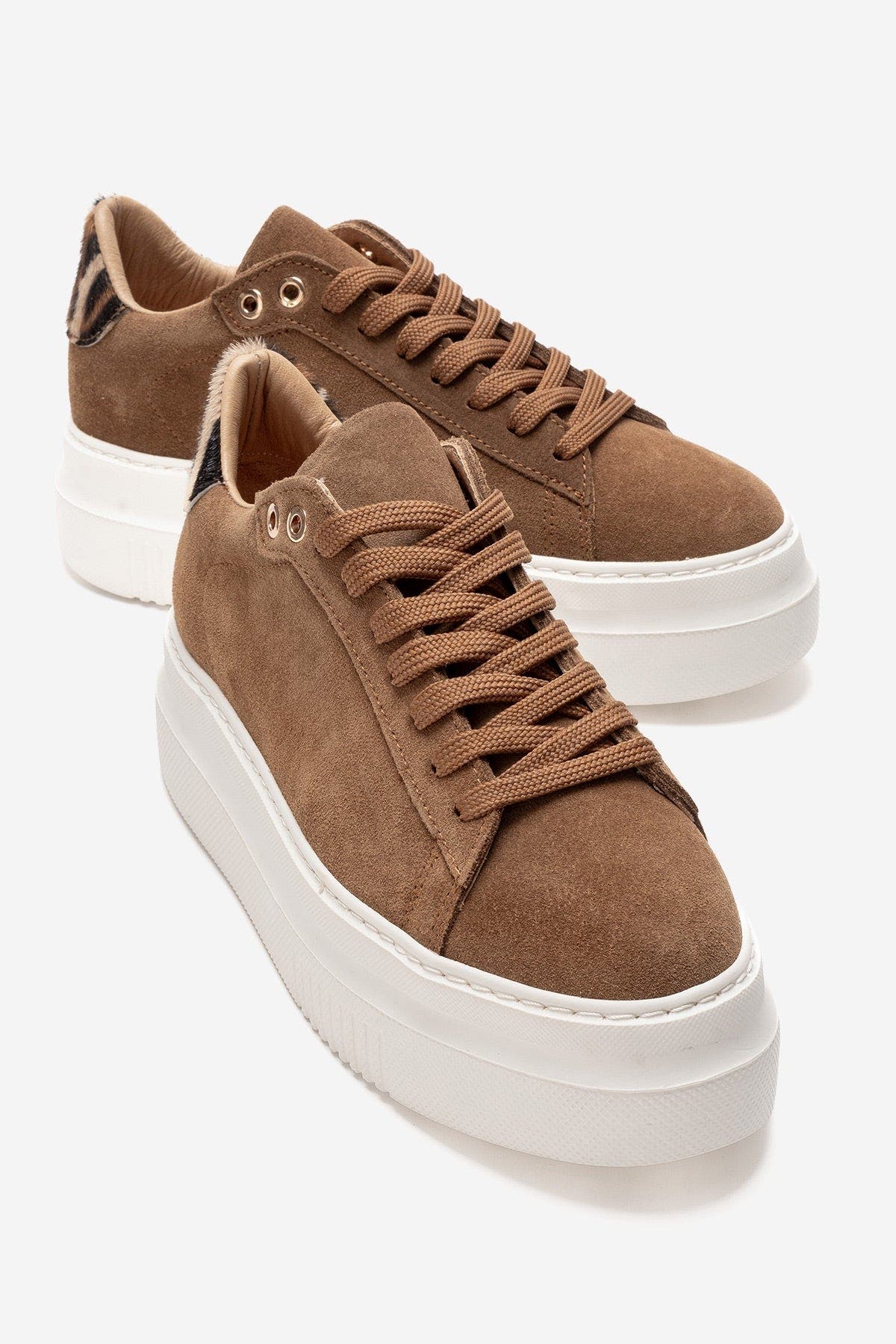 Nera Leather Casual Sneaker, Alternate, color, Cognac Suede