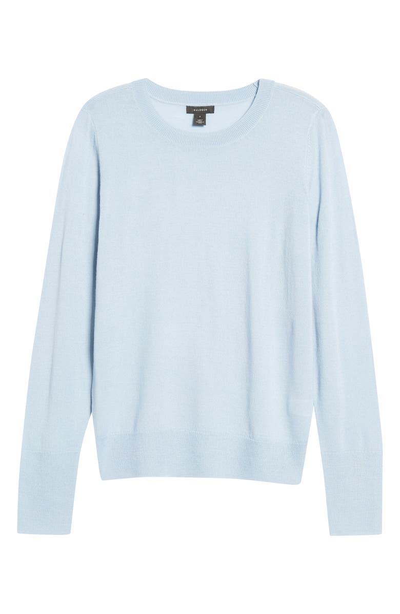 Halogen<sup>®</sup> Crewneck Merino Wool Blend Sweater, Alternate, color,