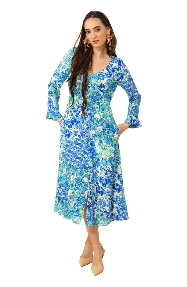 Hale Bob Rylee Midi Dress, Main, color, 