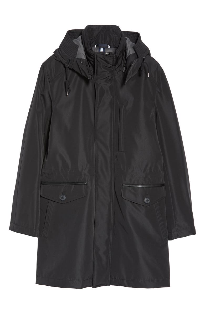 Cole Haan Insulated Water Resistant Car Coat, Alternate, color, 