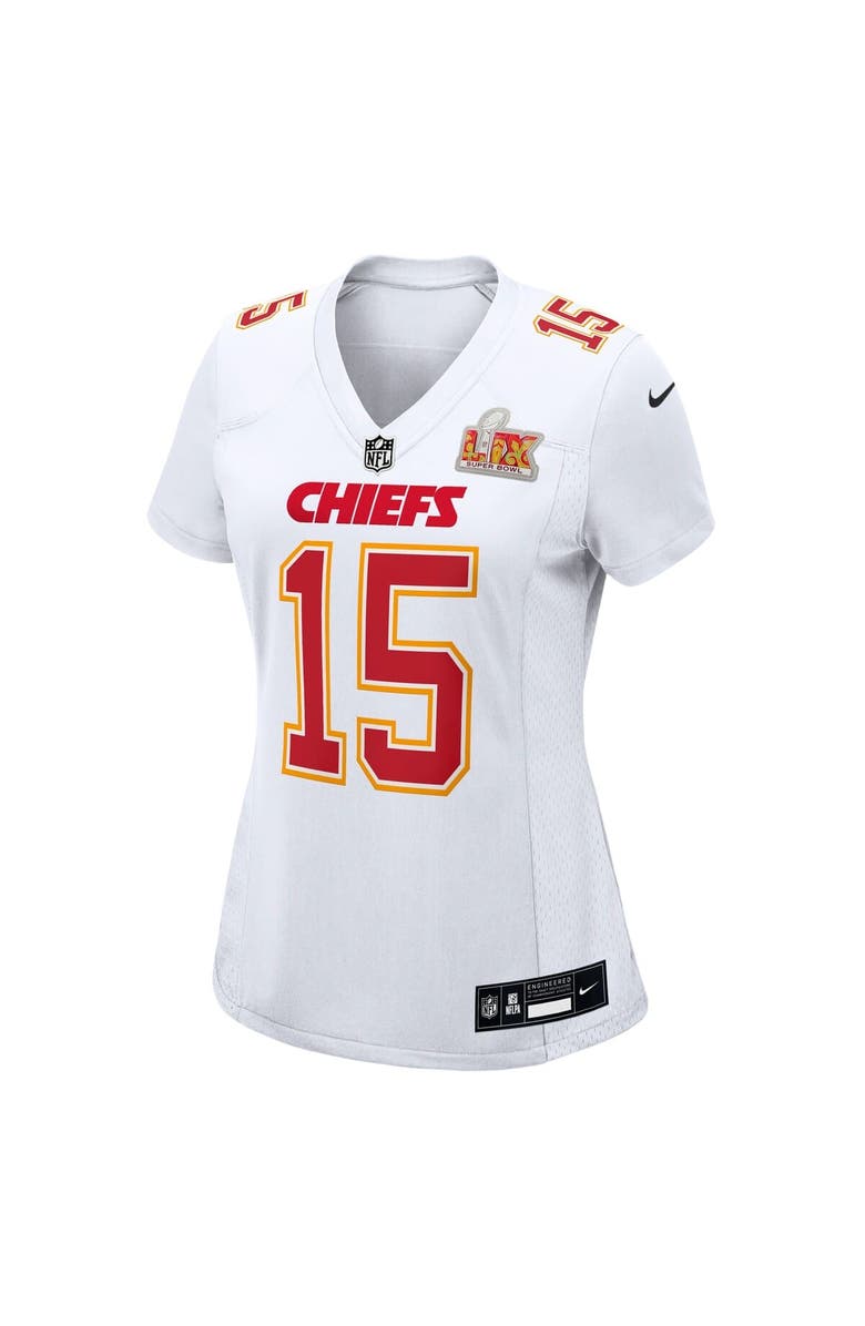 Nike Women's Nike Patrick Mahomes Tundra White Kansas City Chiefs Super Bowl LIX Fashion Game Jersey, Alternate, color, 