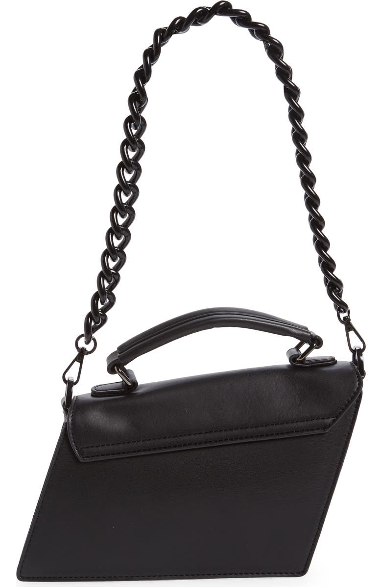 Topshop Cai Faux Leather Shoulder Bag, Alternate, color,