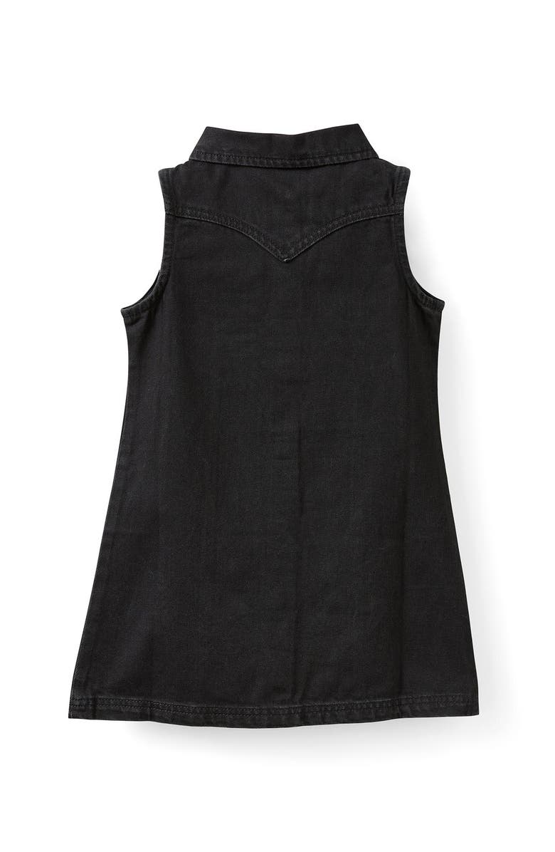Cotton On Kids Kid's Ella Denim Dress, Alternate, color, Balmoral Black