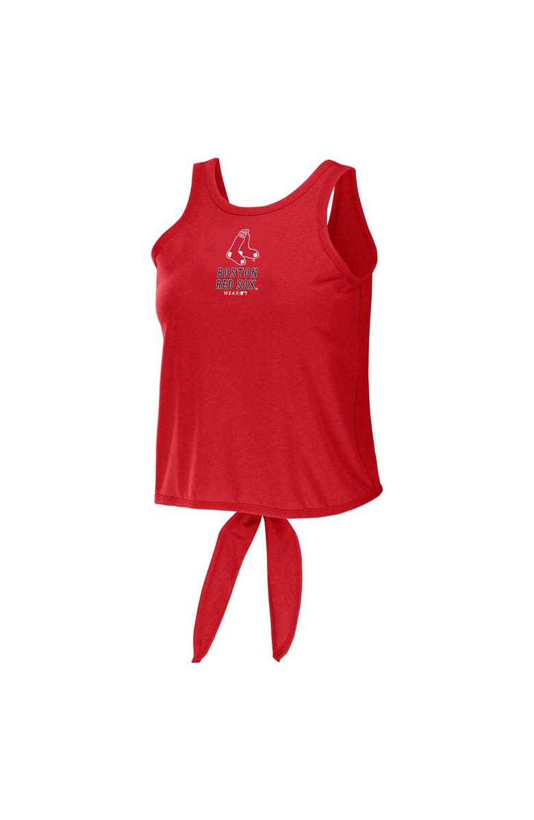 WEAR by Erin Andrews Women's WEAR by Erin Andrews Red Boston Red Sox Open Back Twist Tie Tank Top, Alternate, color, Red