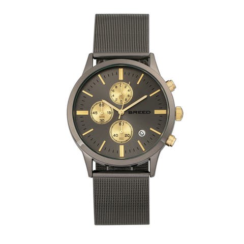 Espinosa Chronograph Mesh-Bracelet Watch w/ Date