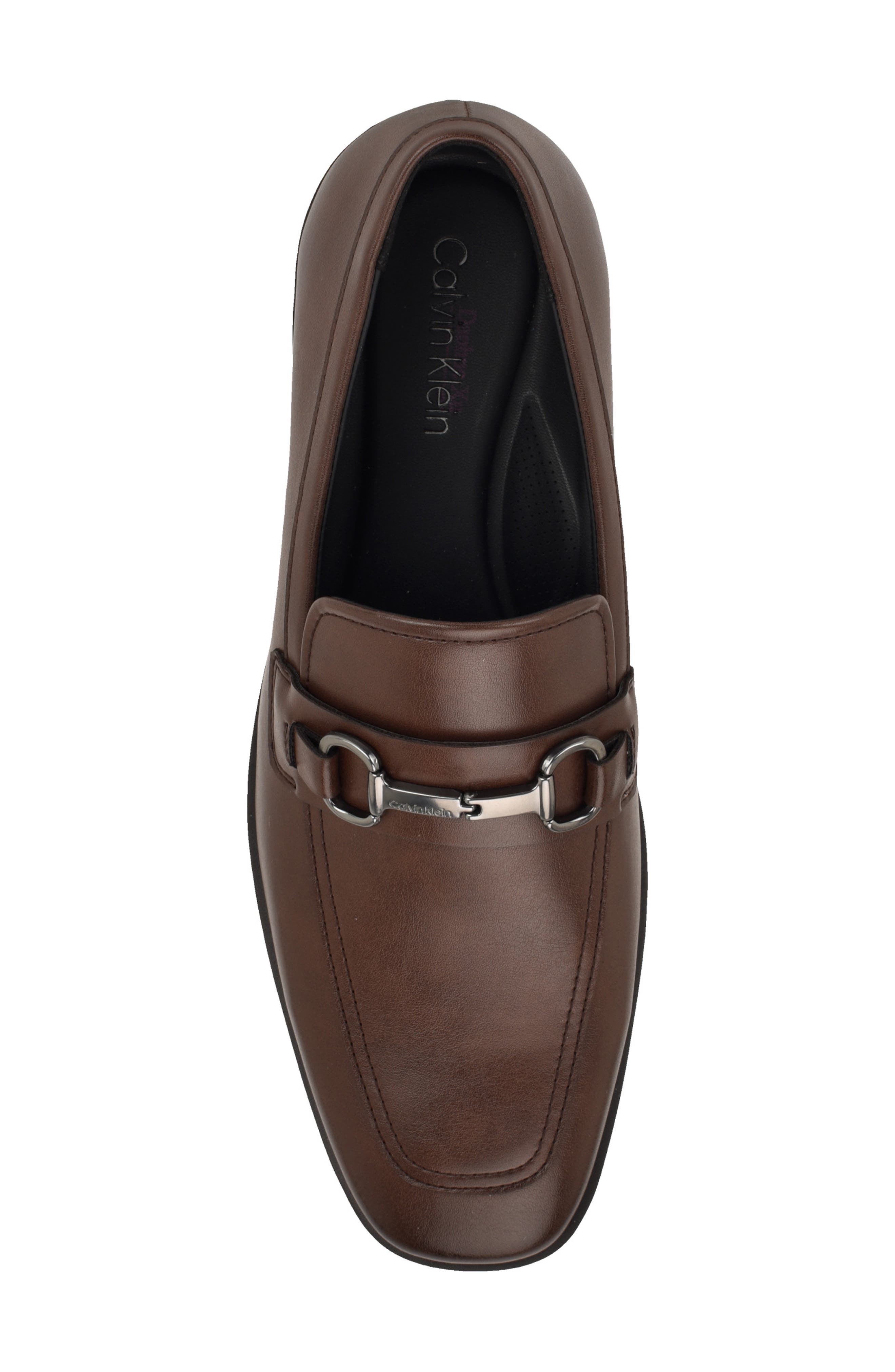 Manik Buckle Saffiano Loafer, Alternate, color, BROWN03