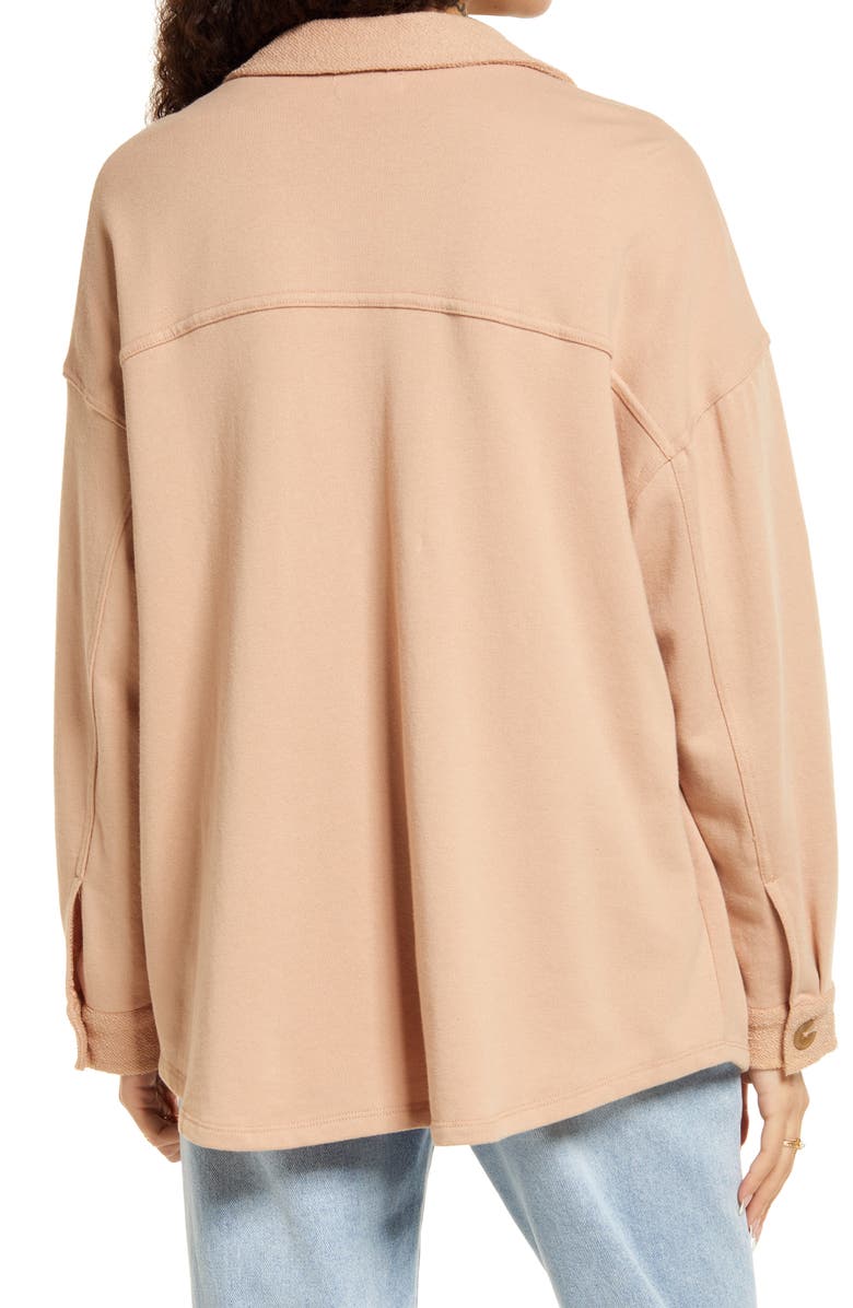 BP. Oversize Cotton Blend Shirt Jacket, Alternate, color, 