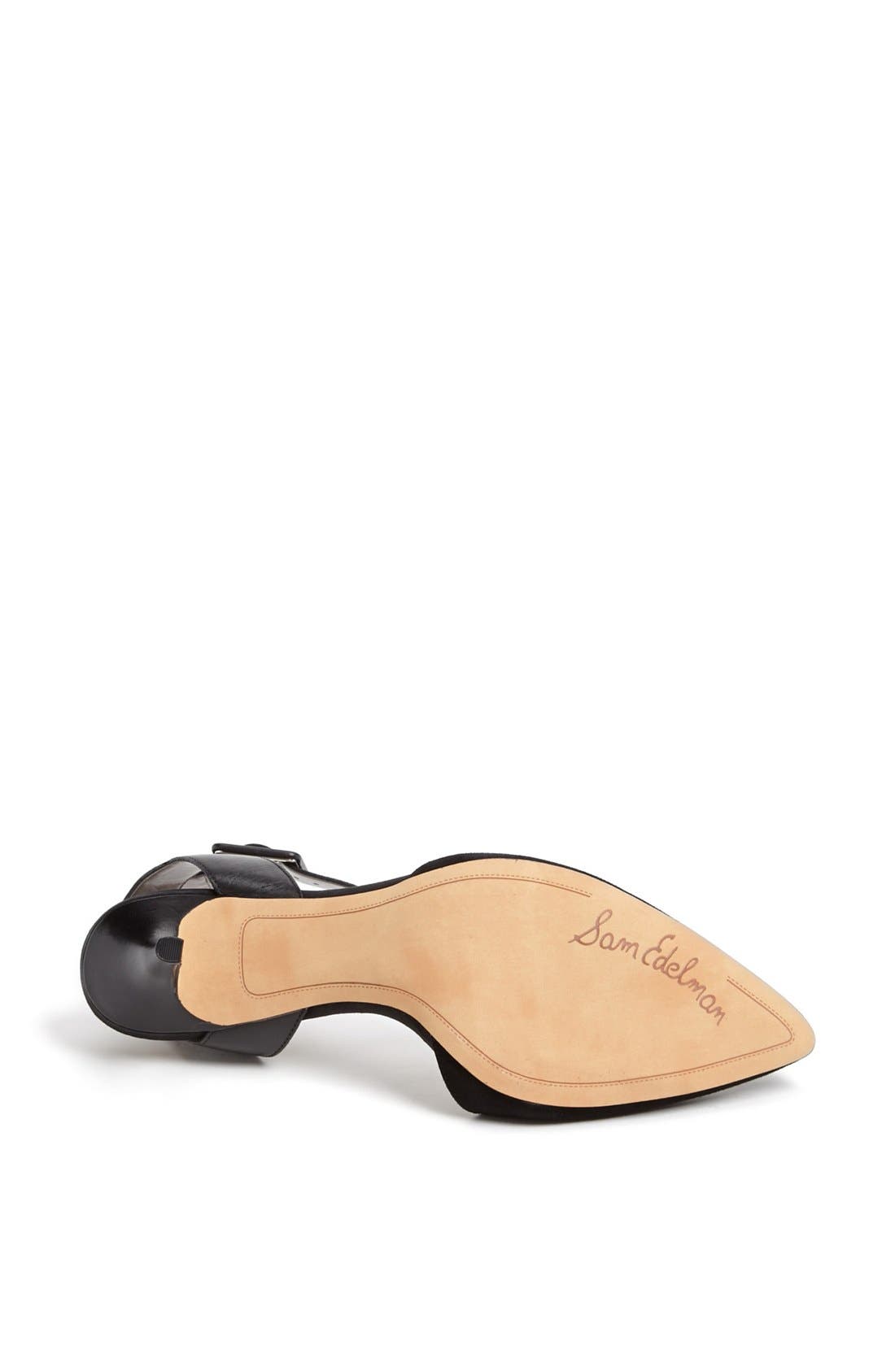 'Okala' Pump, Alternate, color, BLACK SUEDE