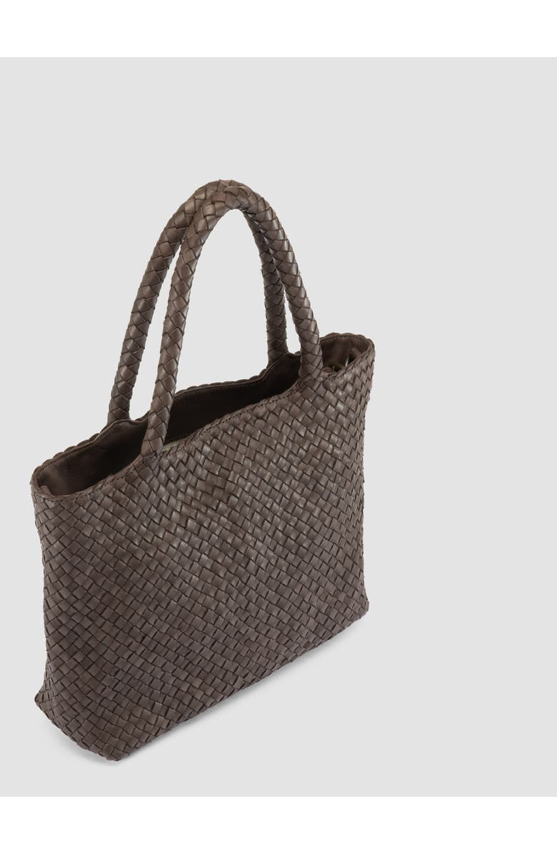 Officine Creative Raquel 001 Hand-Woven Shoulder Bag, Alternate, color, Brown