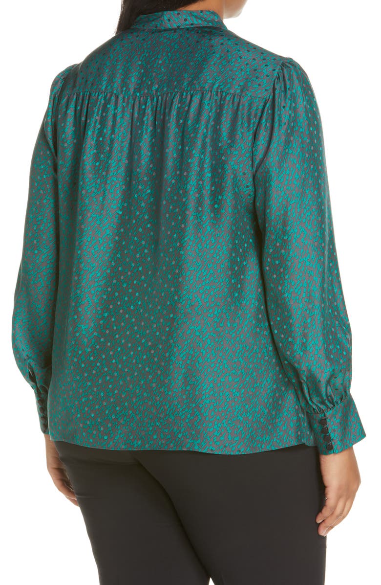 Lafayette 148 New York Clementine Silk Blouse, Alternate, color, 