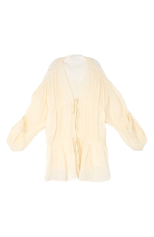 Saachi Ruffle Tie Front Top
