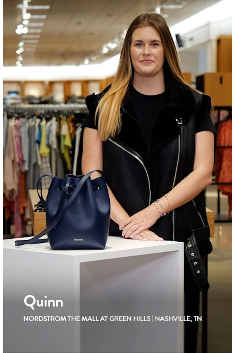Mini Leather Bucket Bag video
