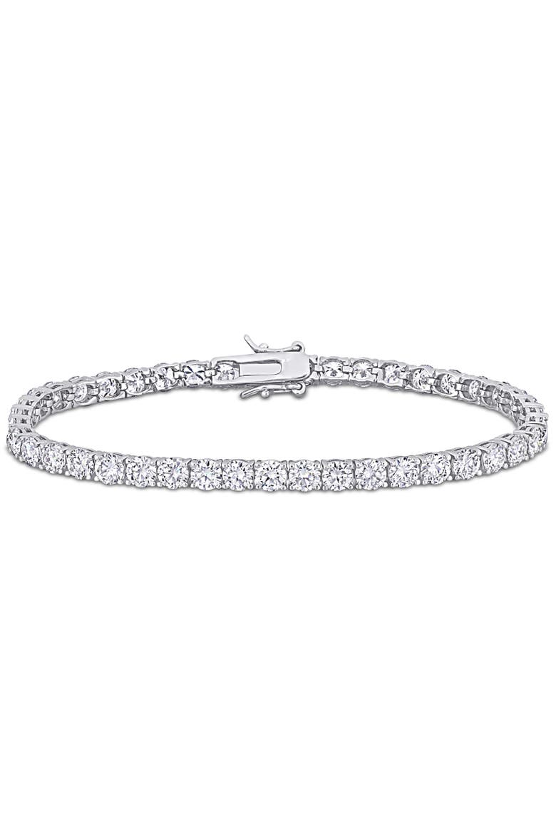 Moissanite Tennis Bracelet, Main, color, Sterling Silver