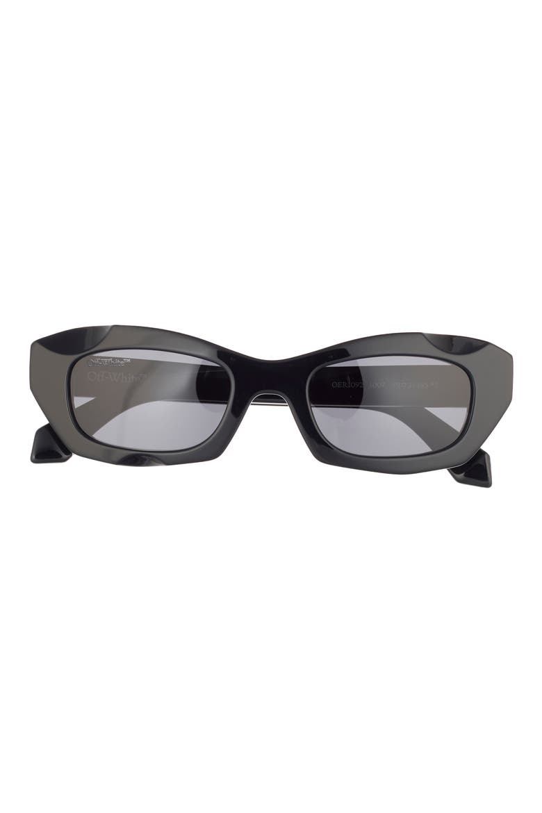 Venezia 49mm Cat Eye Sunglasses, Main, color, BLACK DARK GREY