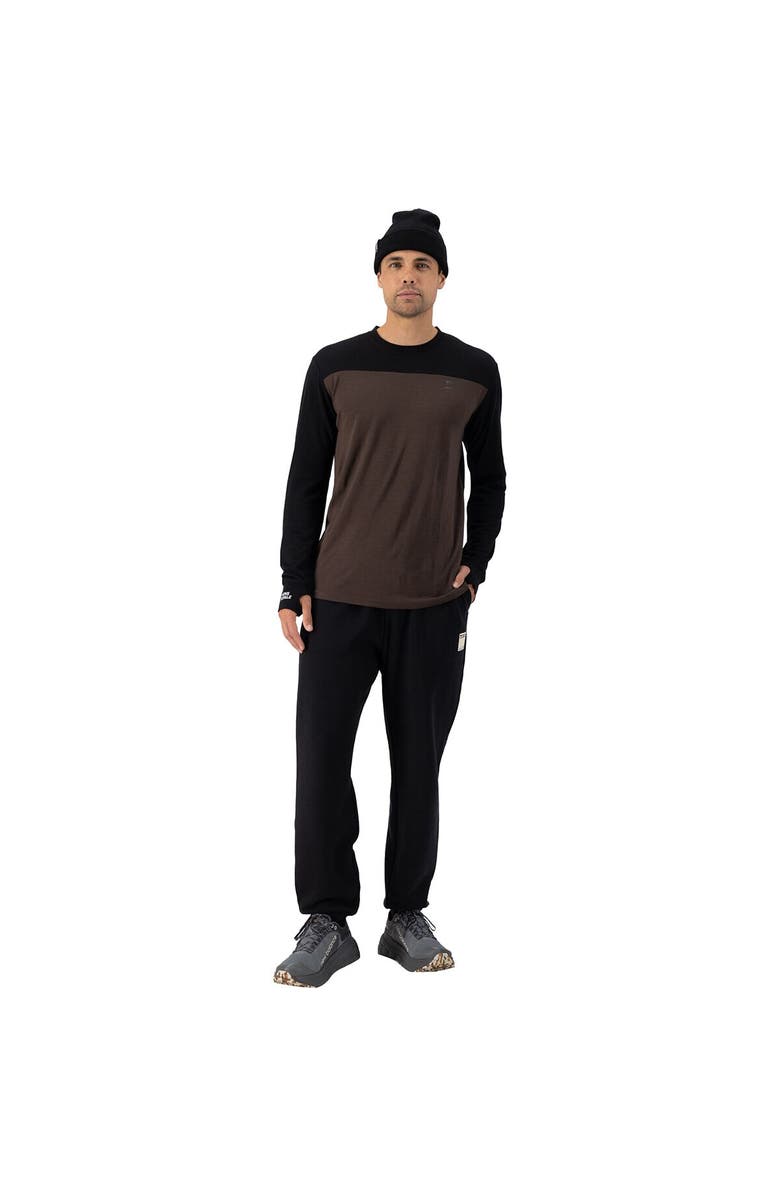Mons Royale Yotei Tech Long-Sleeve Top - Men's, Alternate, color, Cedar/Black