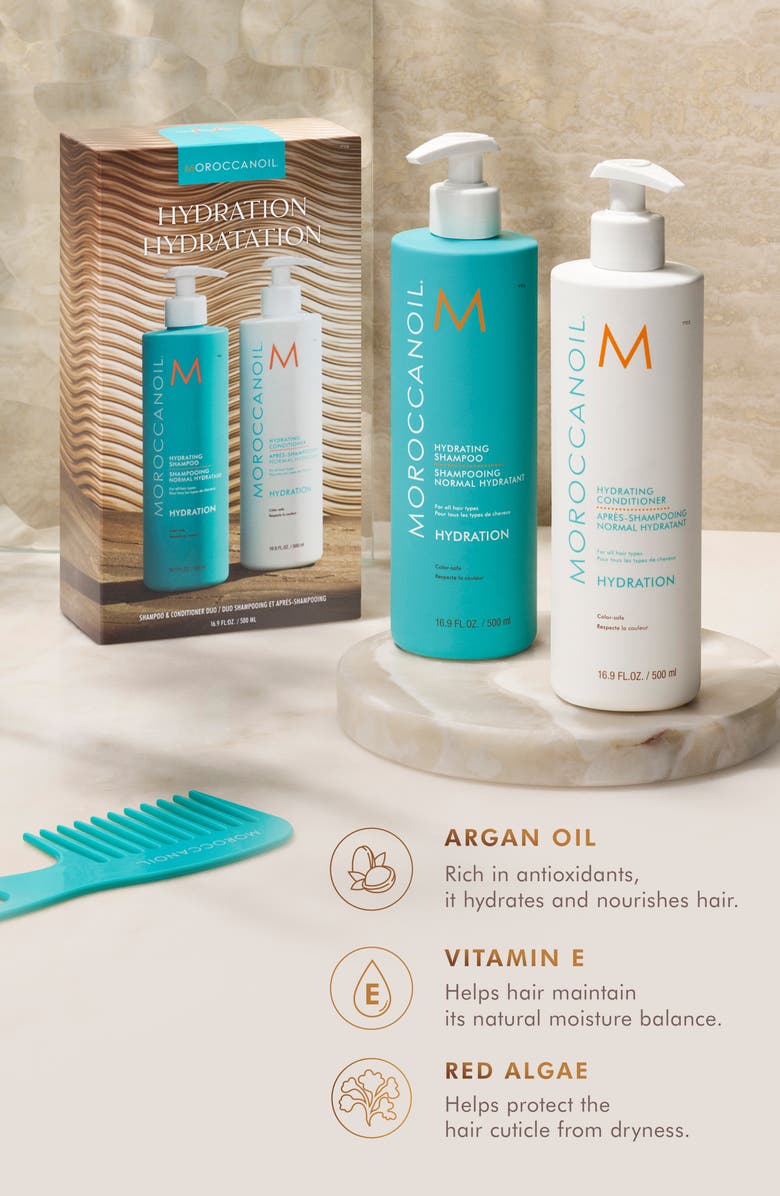 MOROCCANOIL<sup>®</sup> Hydrating Shampoo & Conditioner Set (Limited Edition) USD $100 Value, Alternate, color, 