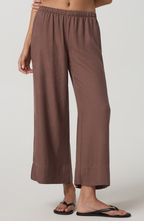 Trestles Twill Everyday Wide Leg Crop Pants