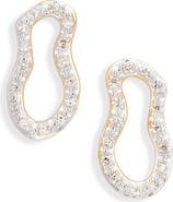 Monica Vinader Riva Diamond Stud Earrings