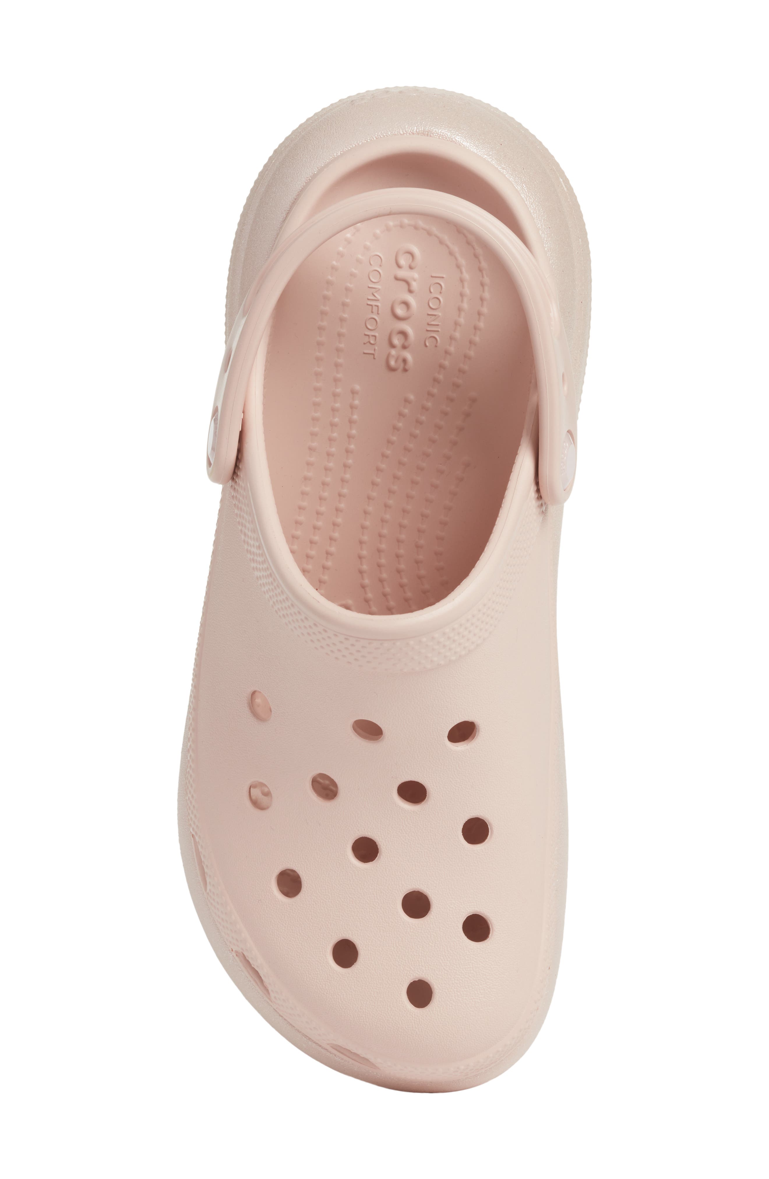 CROCS Gender Inclusive Classic Crush Shimmer Clog, Alternate, color, 