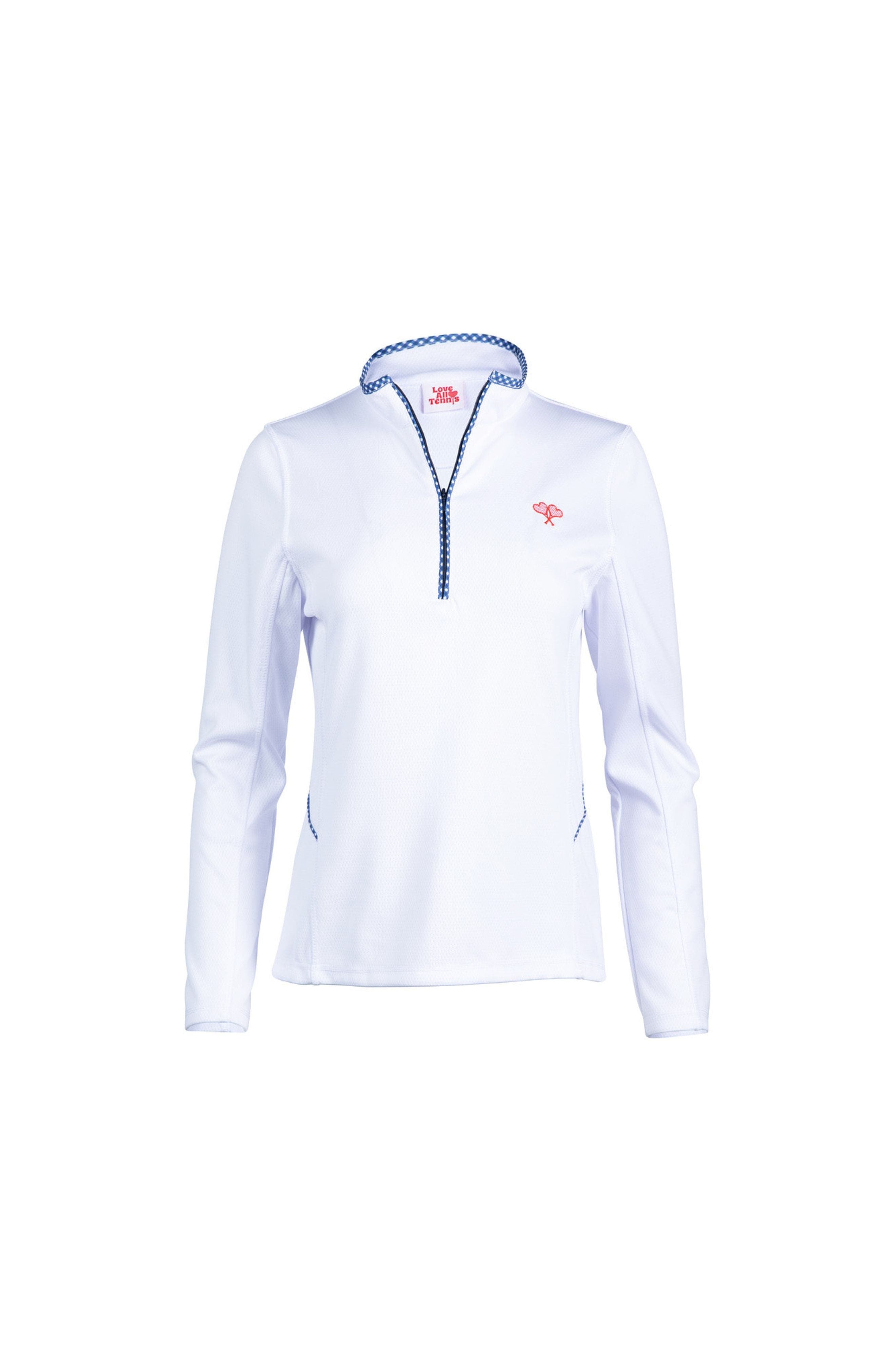 Women's Tracy 1/4 Zip Jacket Gingham - image 3