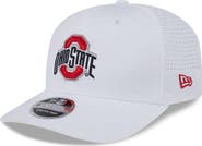 New Era Men's New Era  White Ohio State Buckeyes Performance 9SEVENTY Stretch-Snap Hat