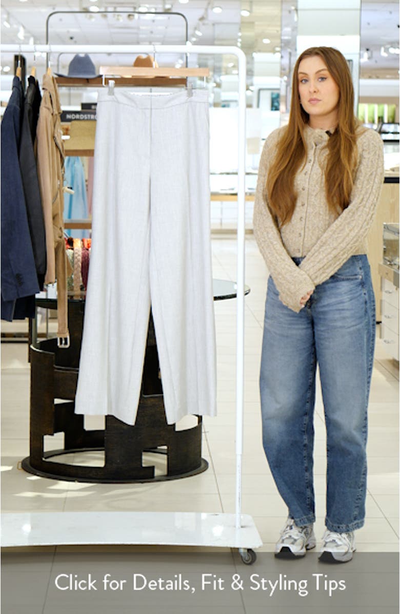 The Lennox Wide Leg Trousers, sales video thumbnail