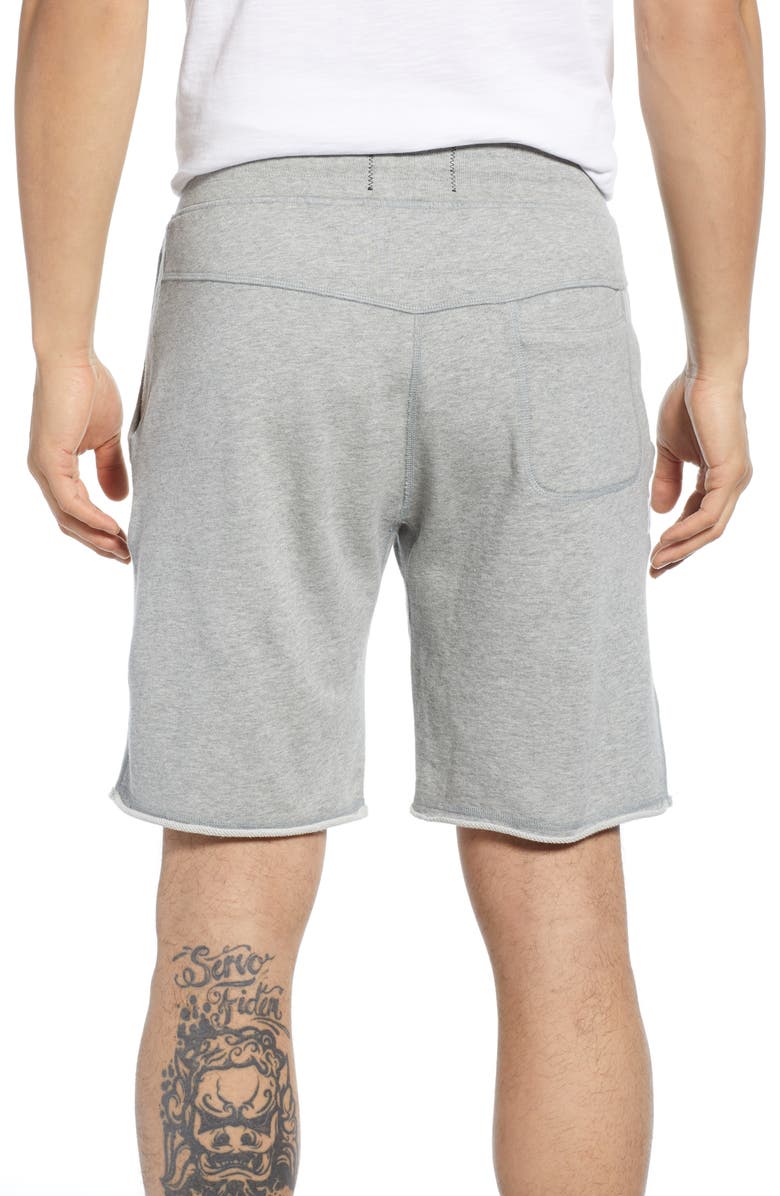 Reigning Champ Cutoff Fleece Athletic Shorts, Alternate, color,