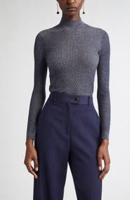 ST. JOHN Vanis Fine Gauge Cable Stitch Sweater