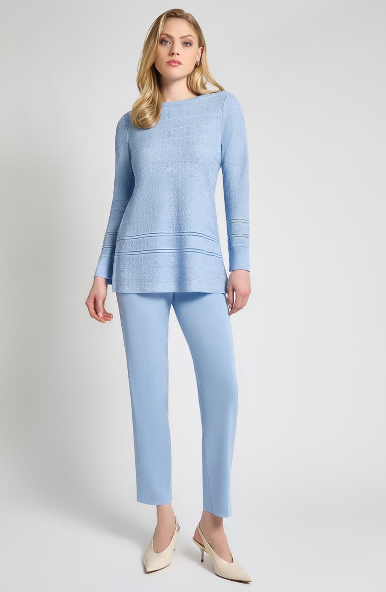 Misook Pointelle Stitch Tunic, Alternate, color, 