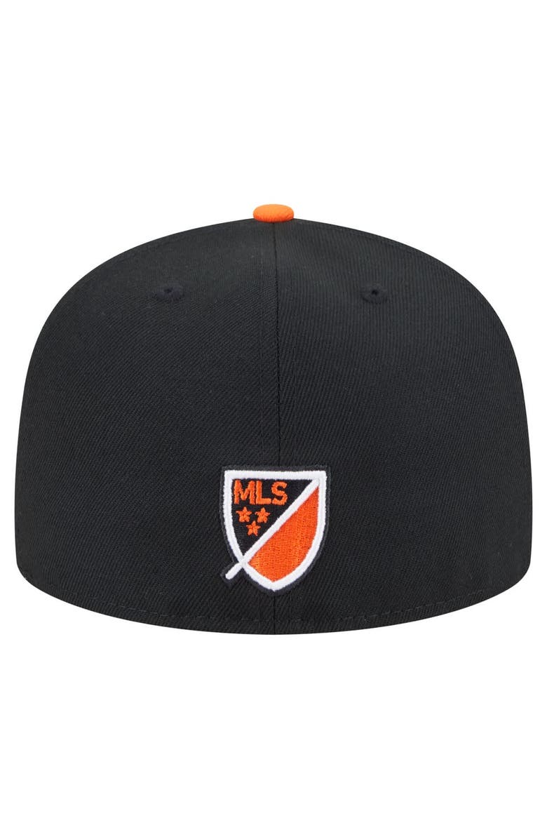 New Era Men's New Era  Black Houston Dynamo FC 2025 Kickoff 59FIFTY Fitted Hat, Alternate, color, Black