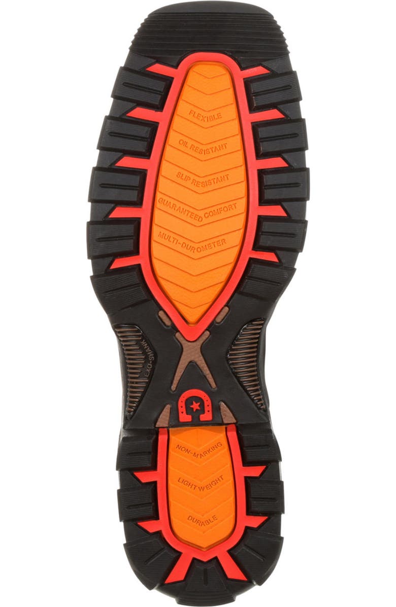 DURANGO Western Work Boot, Alternate, color, Oiled Brown And Forest Green