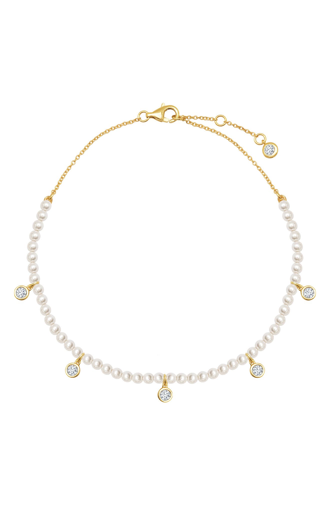 selected PURE PLATINUM/ CLEAR STONE