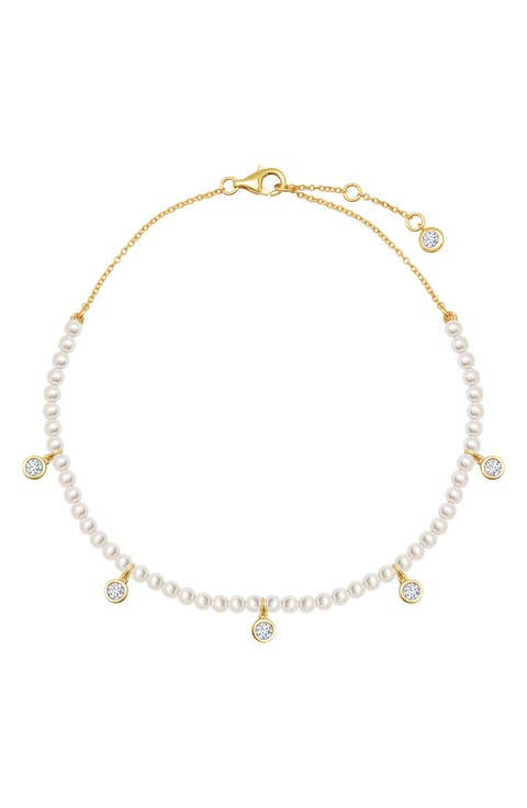 Cultured Pearl Anklet