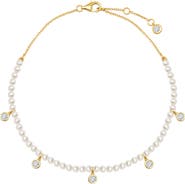 Crislu Cultured Pearl Anklet