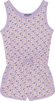Vilebrequin Girls Organic Cotton Playsuit Micro Ronde des Tortues