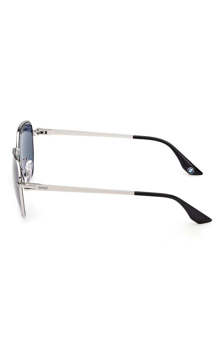 54mm Sunglasses, Alternate, color, MATTE PALLADIUM / BLUE