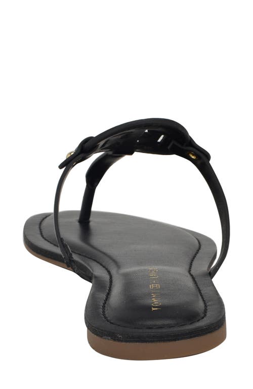 Tommy Hilfiger Litzy Flip Flop In Black