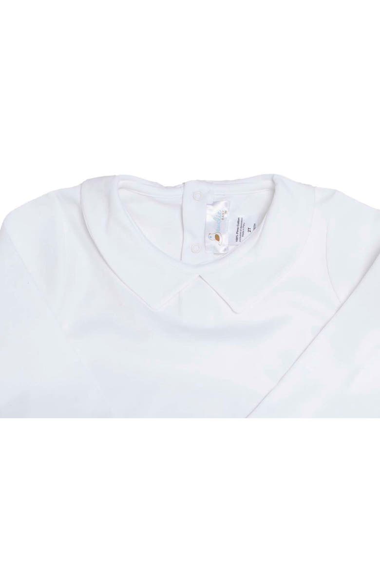 Cuclie Pointed Collar Long Sleeve Shirt, Alternate, color, White