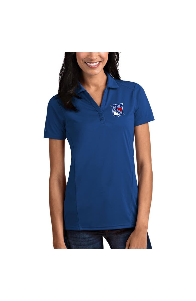 ANTIGUA Women's Antigua Royal New York Rangers Tribute Polo, Alternate, color, Royal