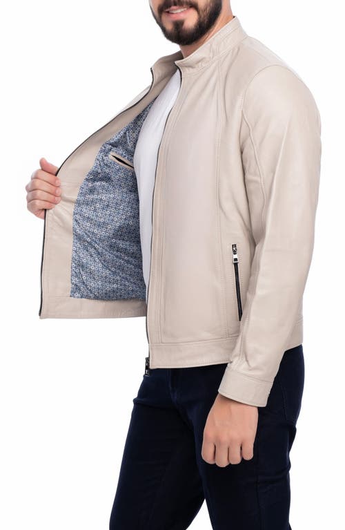 Vellapais Smooth Leather Jacket In Pink