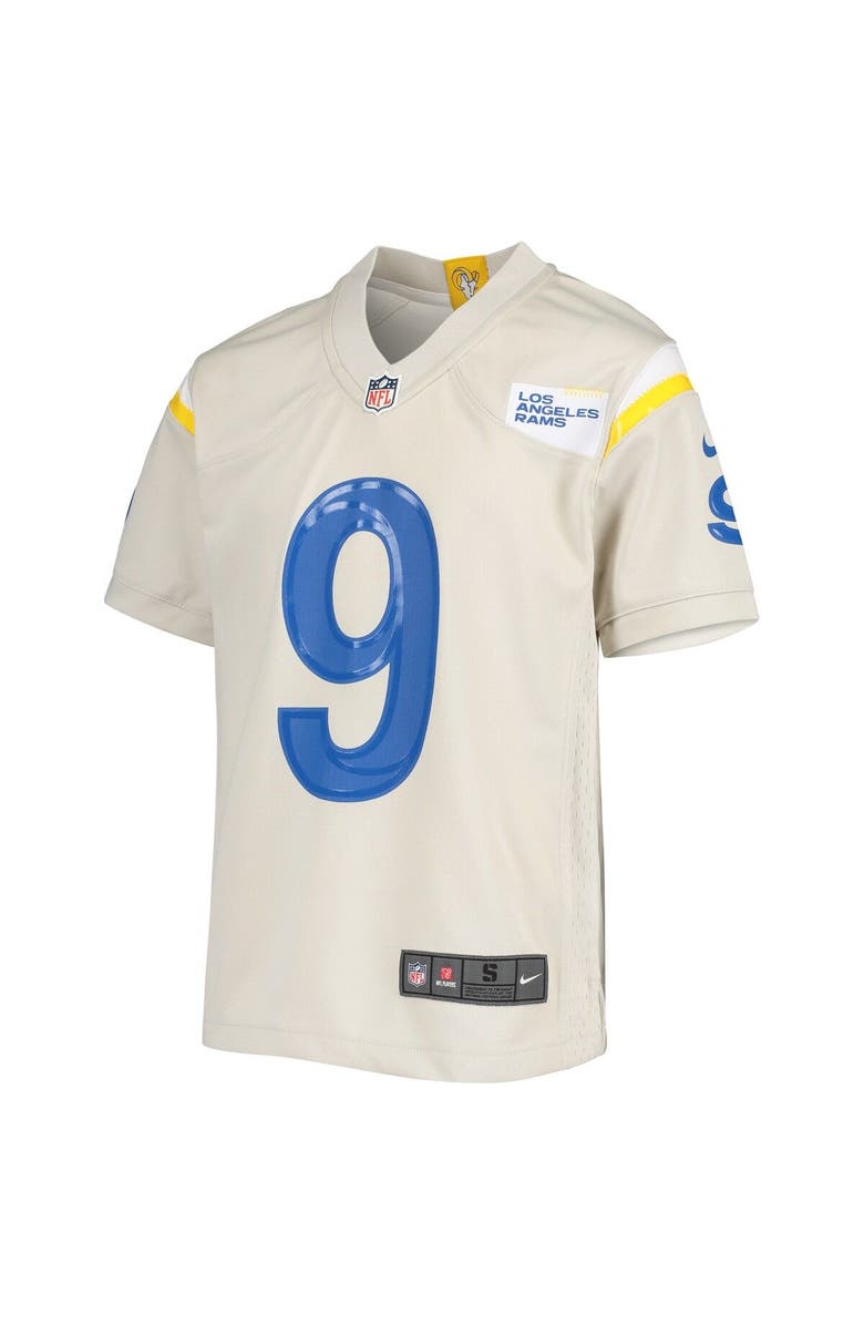 Nike Youth Nike Matthew Stafford Cream Los Angeles Rams Game Jersey, Alternate, color, Cream