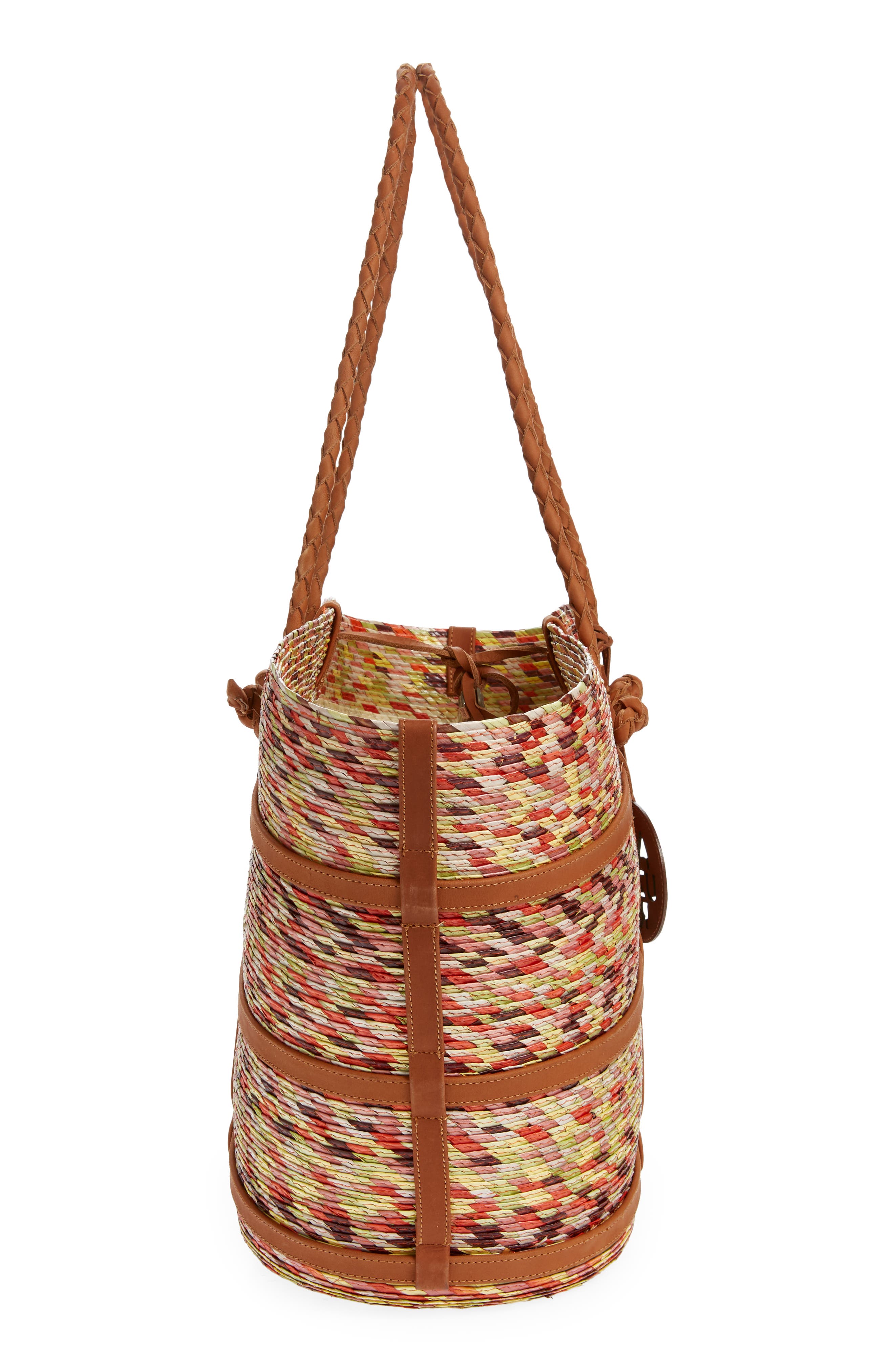 Altuzarra Large Watermill Straw Tote, Alternate, color, 