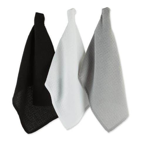 Recycled Cotton Waffle Dishtowel Set/6