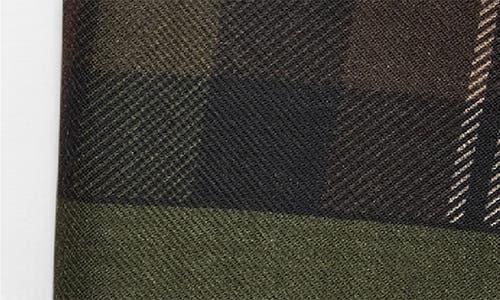Ralph Lauren Purple Label Plaid Cashmere & Silk Pocket Square In Multi
