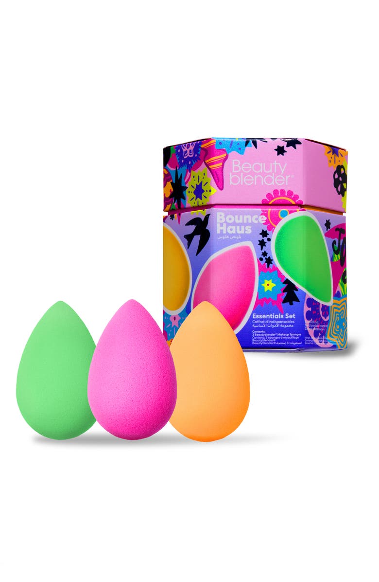 beautyblender<sup>®</sup> Bounce Haus Set of 3 Makeup Sponges $60 Value, Main, color, 