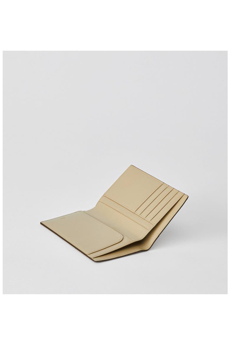 Ottomar Passport Holder in Visetos Leather Mix, Alternate, color, Beige + Black