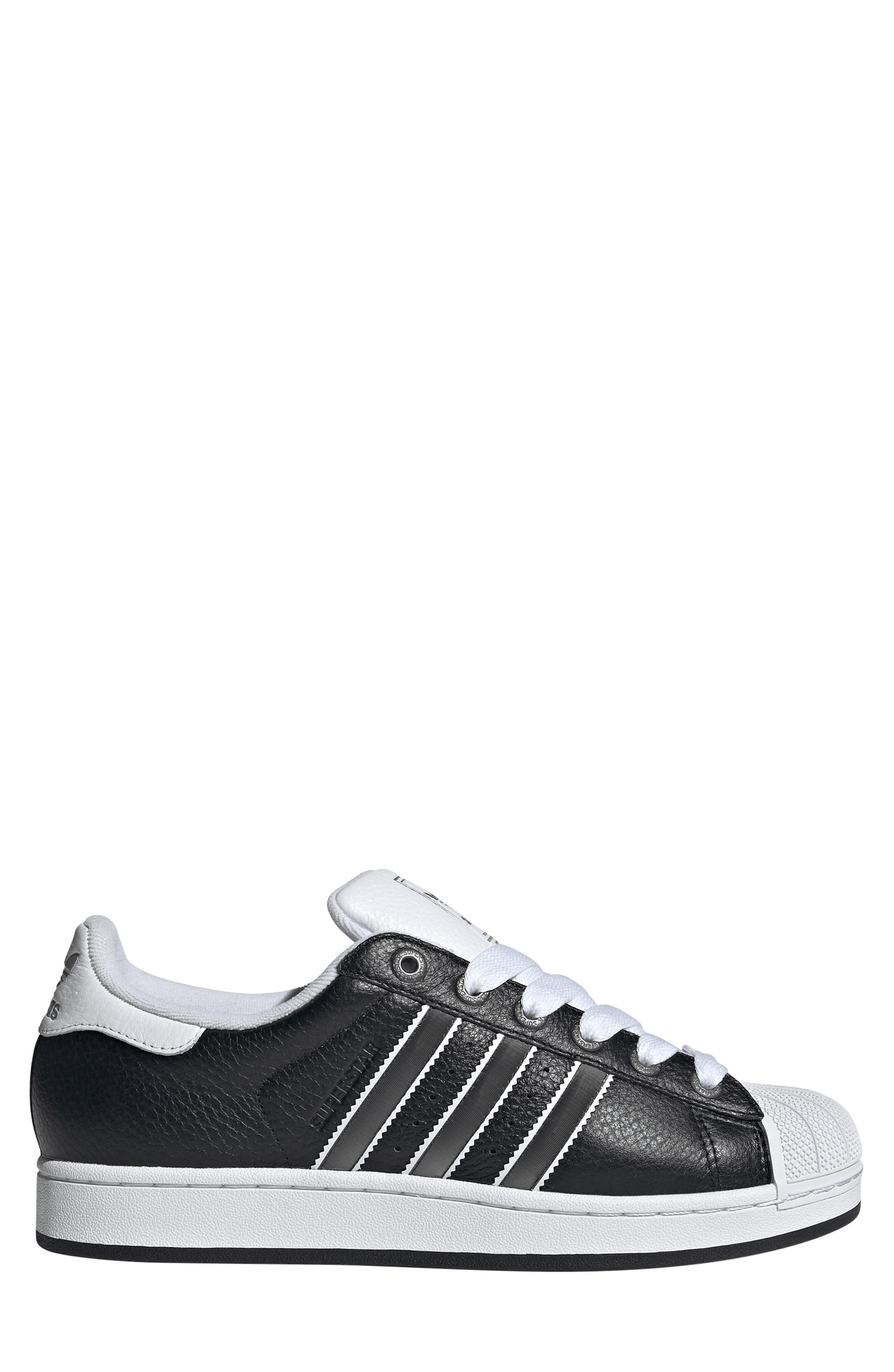 adidas Gender Inclusive Superstar II Sneaker, Alternate, color, Black/ Matte Silver/ White