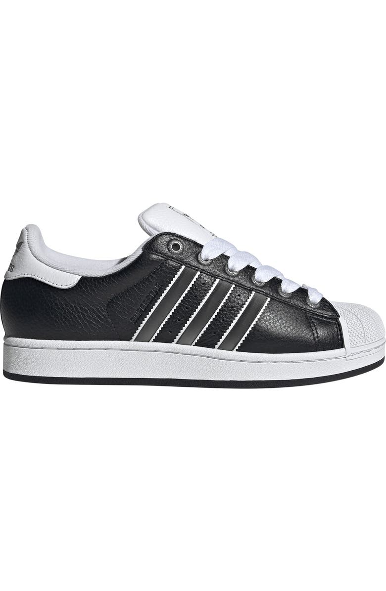 adidas Gender Inclusive Superstar II Sneaker, Alternate, color, Black/ Matte Silver/ White