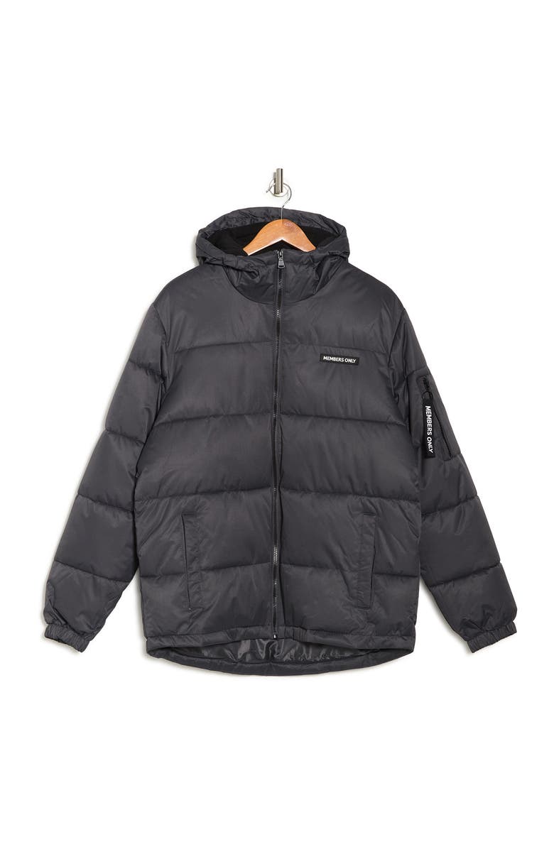 Members Only Quilted Twill Puffer Jacket, Alternate, color,