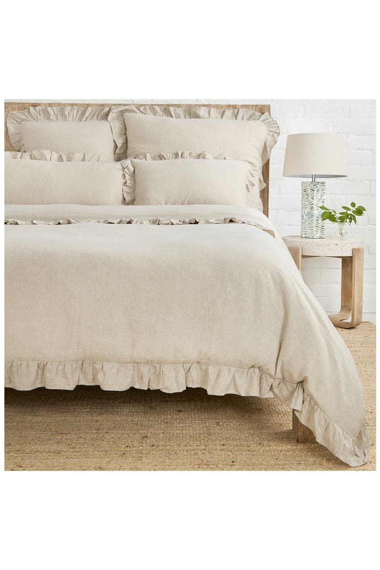 'Charlie' Euro Sham, Alternate, color, FLAX